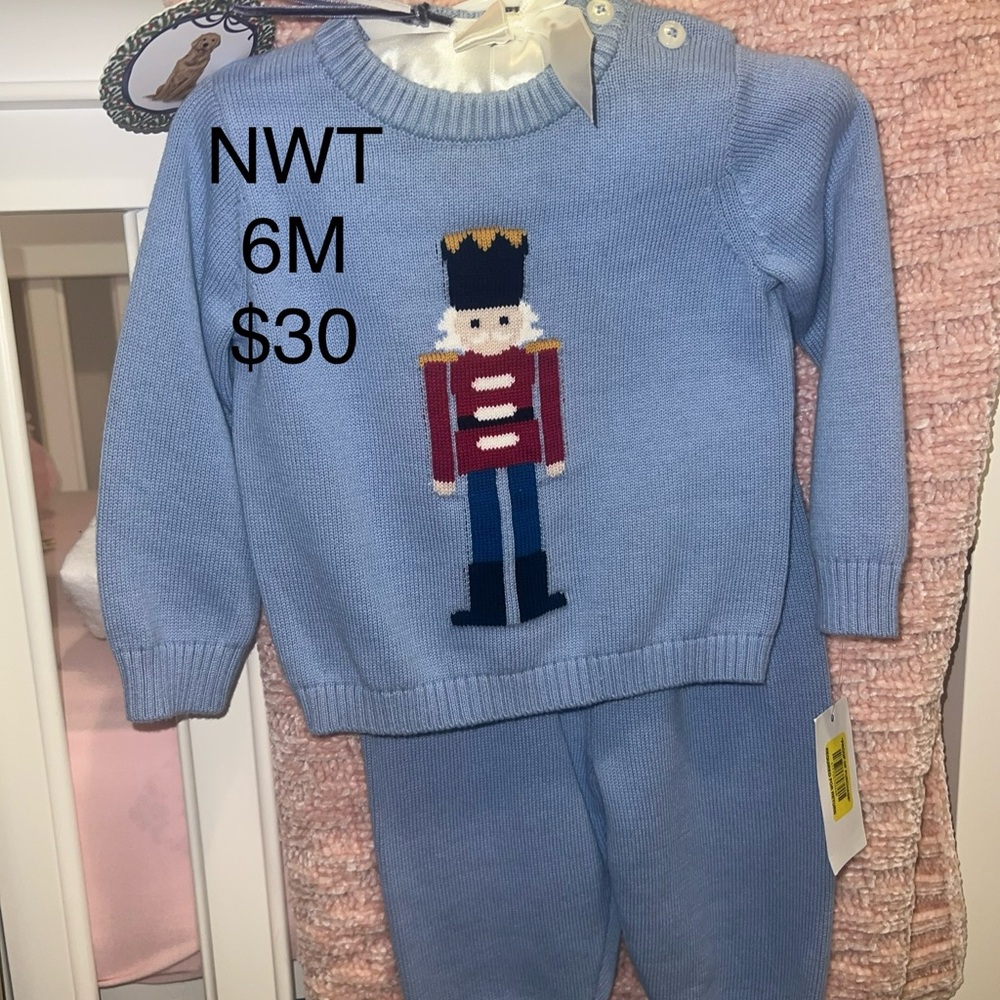 Edgehill Collection Blue Nutcracker Kids Matching Set
